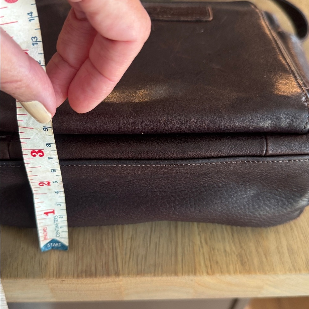 Fossil Vintage 75082 Dark Brown Soft Leather Crossbody Bag - Picture 15 of 15